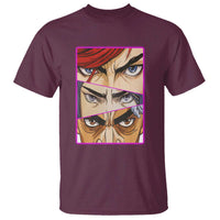 Futuristic Legends Anime Eyes T Shirt Gift For League Gamer Fans - Wonder Print Shop