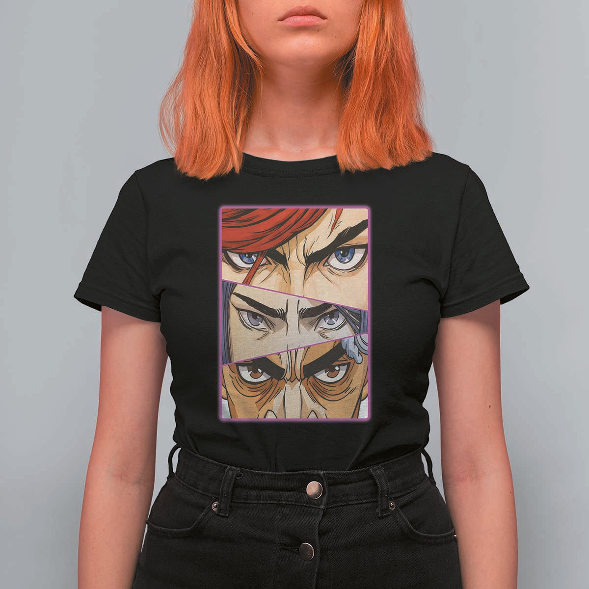 Futuristic Legends Anime Eyes T Shirt For Women Gift For League Gamer Fans - Wonder Print Shop