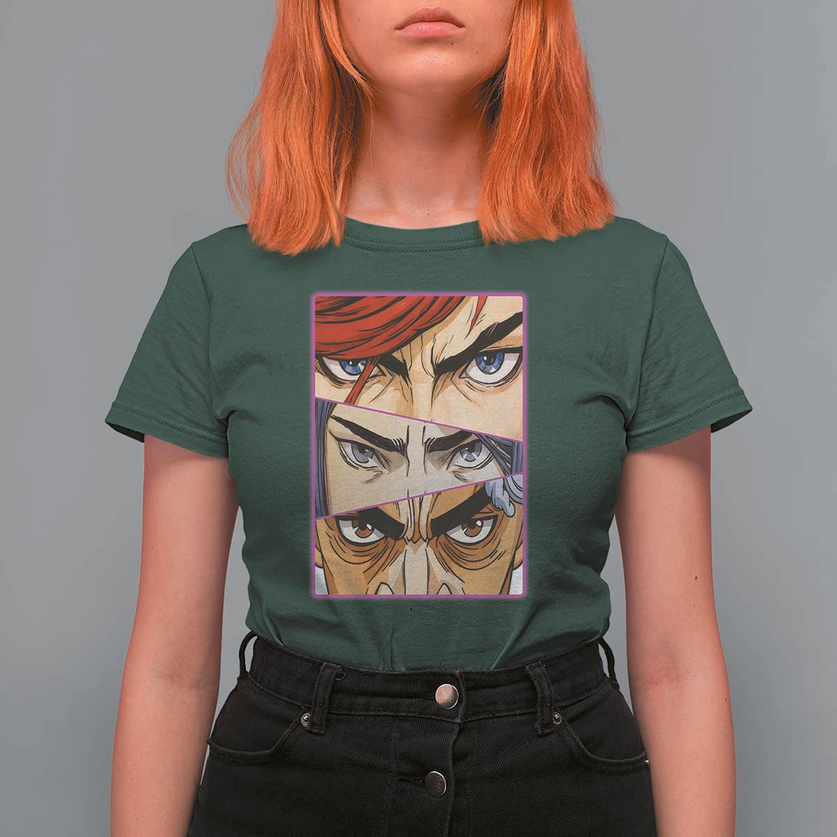 Futuristic Legends Anime Eyes T Shirt For Women Gift For League Gamer Fans - Wonder Print Shop