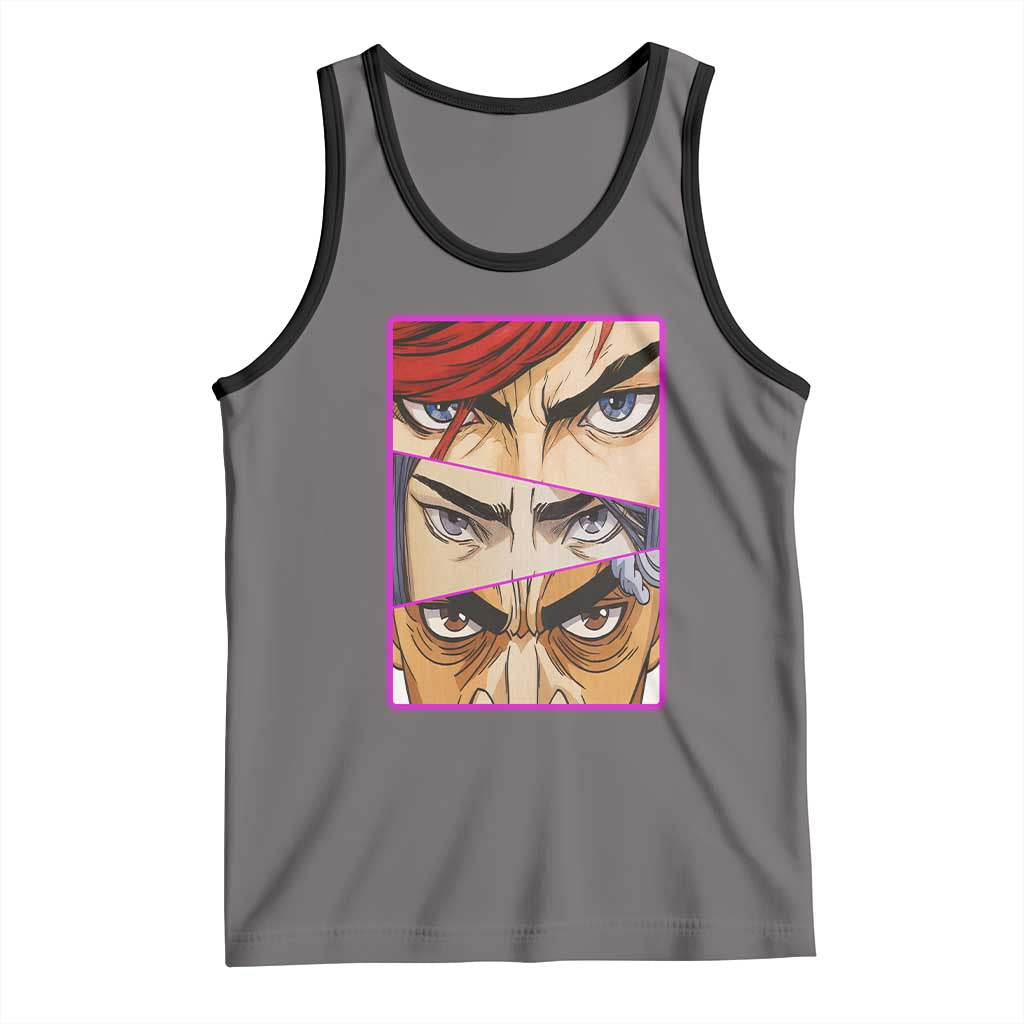 Futuristic Legends Anime Eyes Tank Top Gift For League Gamer Fans - Wonder Print Shop