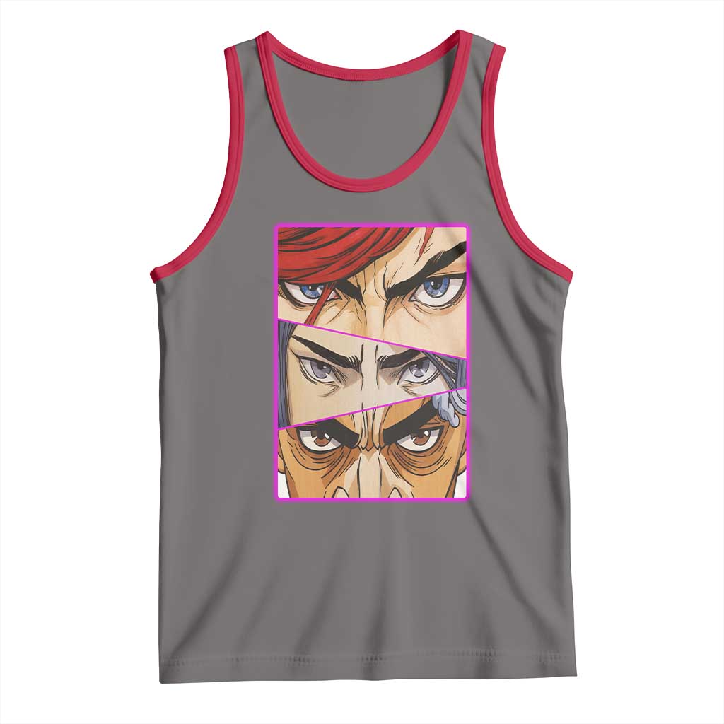 Futuristic Legends Anime Eyes Tank Top Gift For League Gamer Fans - Wonder Print Shop