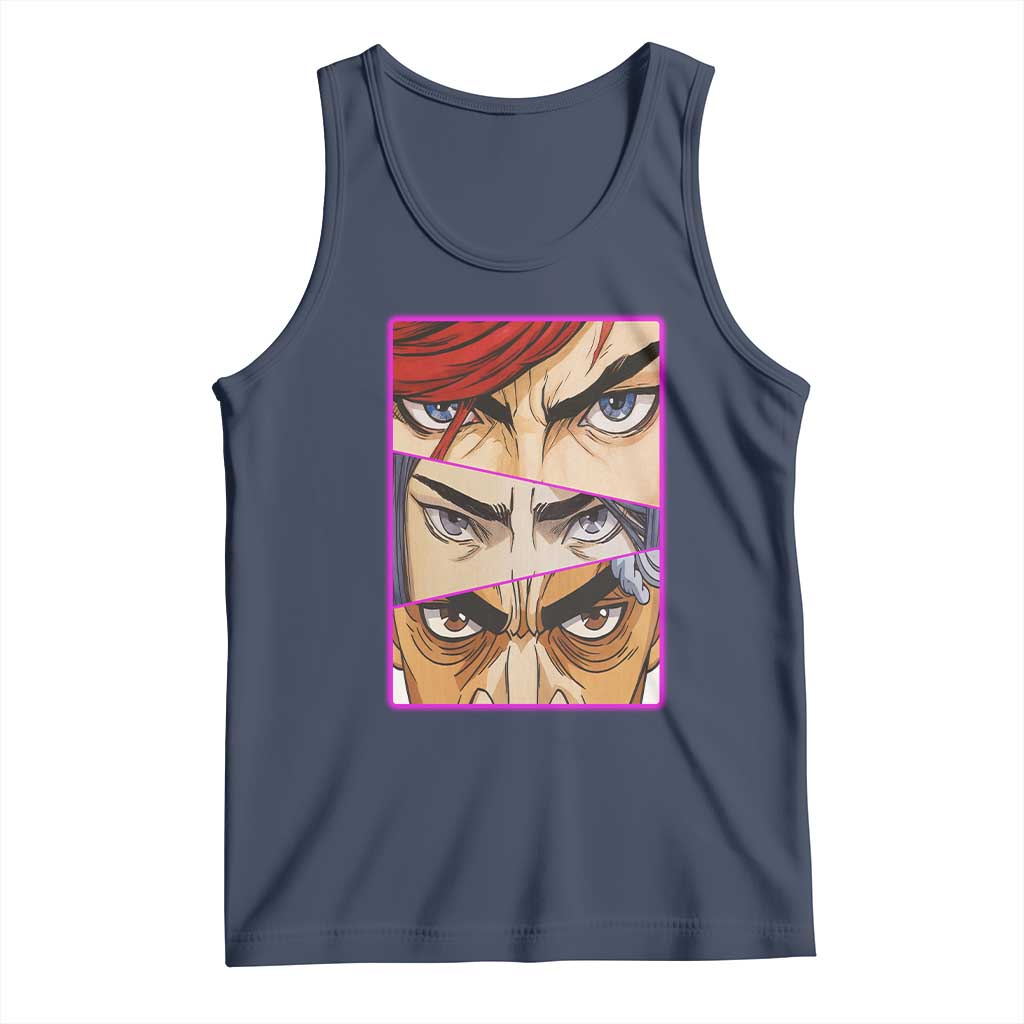 Futuristic Legends Anime Eyes Tank Top Gift For League Gamer Fans - Wonder Print Shop