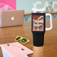 Futuristic Legends Anime Eyes Tumbler With Handle Gift For League Gamer Fans - Wonder Print Shop
