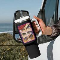 Futuristic Legends Anime Eyes Tumbler With Handle Gift For League Gamer Fans - Wonder Print Shop