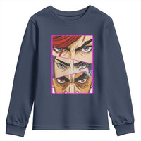 Futuristic Legends Anime Eyes Youth Sweatshirt Gift For League Gamer Fans - Wonder Print Shop