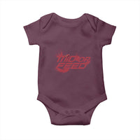 Mid Or Feed Holographic Witch Hat Baby Onesie Funny Game Lover Gift - Wonder Print Shop