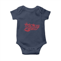 Mid Or Feed Holographic Witch Hat Baby Onesie Funny Game Lover Gift - Wonder Print Shop