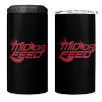 Mid Or Feed Holographic Witch Hat 4 in 1 Can Cooler Tumbler Funny Game Lover Gift - Wonder Print Shop