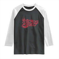 Mid Or Feed Holographic Witch Hat Raglan Shirt Funny Game Lover Gift - Wonder Print Shop