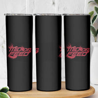 Mid Or Feed Holographic Witch Hat Skinny Tumbler Funny Game Lover Gift - Wonder Print Shop