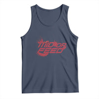 Mid Or Feed Holographic Witch Hat Tank Top Funny Game Lover Gift - Wonder Print Shop