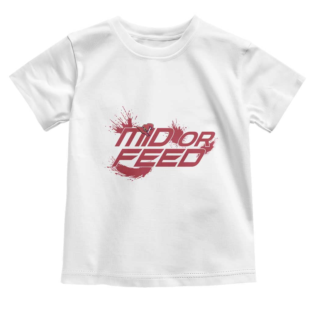 Mid Or Feed Holographic Witch Hat Toddler T Shirt Funny Game Lover Gift - Wonder Print Shop