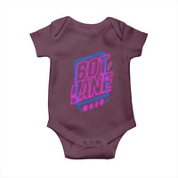Bot Lane Main Cyberpunk Neon Style Baby Onesie Gaming Quote Gift - Wonder Print Shop