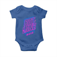 Bot Lane Main Cyberpunk Neon Style Baby Onesie Gaming Quote Gift - Wonder Print Shop