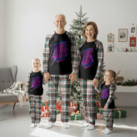 Bot Lane Main Cyberpunk Neon Style Plaid Pajama Set Gaming Quote Gift - Wonder Print Shop