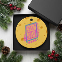 Bot Lane Main Cyberpunk Neon Style Ceramic Ornament Gaming Quote Gift - Wonder Print Shop