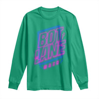 Bot Lane Main Cyberpunk Neon Style Long Sleeve Shirt Gaming Quote Gift - Wonder Print Shop