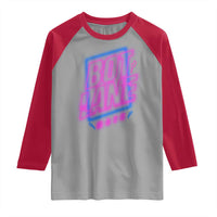 Bot Lane Main Cyberpunk Neon Style Raglan Shirt Gaming Quote Gift - Wonder Print Shop