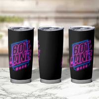 Bot Lane Main Cyberpunk Neon Style Tumbler Cup Gaming Quote Gift - Wonder Print Shop