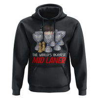 Worlds Okayest Mid Laner Hoodie Funny Game Lover Gift - Wonder Print Shop