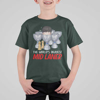 Worlds Okayest Mid Laner T Shirt For Kid Funny Game Lover Gift - Wonder Print Shop