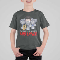 Worlds Okayest Mid Laner T Shirt For Kid Funny Game Lover Gift - Wonder Print Shop