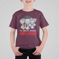 Worlds Okayest Mid Laner T Shirt For Kid Funny Game Lover Gift - Wonder Print Shop