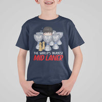 Worlds Okayest Mid Laner T Shirt For Kid Funny Game Lover Gift - Wonder Print Shop