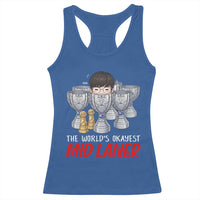 Worlds Okayest Mid Laner Racerback Tank Top Funny Game Lover Gift - Wonder Print Shop