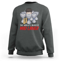 Worlds Okayest Mid Laner Sweatshirt Funny Game Lover Gift - Wonder Print Shop
