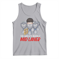 Worlds Okayest Mid Laner Tank Top Funny Game Lover Gift - Wonder Print Shop