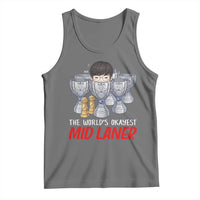 Worlds Okayest Mid Laner Tank Top Funny Game Lover Gift - Wonder Print Shop