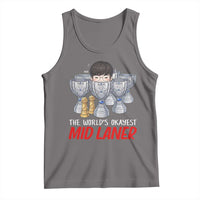 Worlds Okayest Mid Laner Tank Top Funny Game Lover Gift - Wonder Print Shop