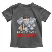 Worlds Okayest Mid Laner Toddler T Shirt Funny Game Lover Gift - Wonder Print Shop