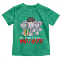Worlds Okayest Mid Laner Toddler T Shirt Funny Game Lover Gift - Wonder Print Shop