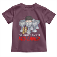 Worlds Okayest Mid Laner Toddler T Shirt Funny Game Lover Gift - Wonder Print Shop