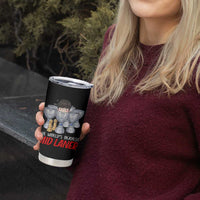 Worlds Okayest Mid Laner Tumbler Cup Funny Game Lover Gift - Wonder Print Shop