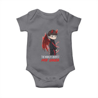 Worlds Okayest Mid Laner Baby Onesie Funny Gift For Gamer - Wonder Print Shop