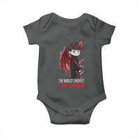 Worlds Okayest Mid Laner Baby Onesie Funny Gift For Gamer - Wonder Print Shop