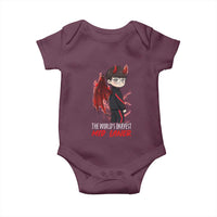 Worlds Okayest Mid Laner Baby Onesie Funny Gift For Gamer - Wonder Print Shop