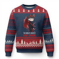 Worlds Okayest Mid Laner Ugly Christmas Sweater Funny Gift For Gamer - Wonder Print Shop