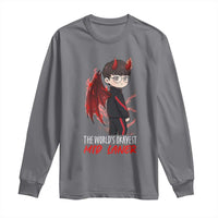 Worlds Okayest Mid Laner Long Sleeve Shirt Funny Gift For Gamer - Wonder Print Shop
