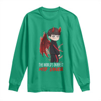 Worlds Okayest Mid Laner Long Sleeve Shirt Funny Gift For Gamer - Wonder Print Shop