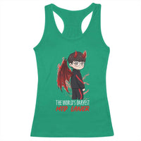 Worlds Okayest Mid Laner Racerback Tank Top Funny Gift For Gamer - Wonder Print Shop