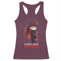Worlds Okayest Mid Laner Racerback Tank Top Funny Gift For Gamer - Wonder Print Shop