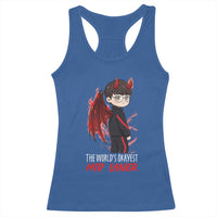 Worlds Okayest Mid Laner Racerback Tank Top Funny Gift For Gamer - Wonder Print Shop