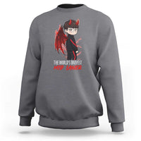 Worlds Okayest Mid Laner Sweatshirt Funny Gift For Gamer - Wonder Print Shop