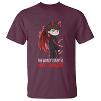 Worlds Okayest Mid Laner T Shirt Funny Gift For Gamer - Wonder Print Shop