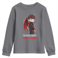 Worlds Okayest Mid Laner Youth Sweatshirt Funny Gift For Gamer - Wonder Print Shop
