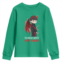 Worlds Okayest Mid Laner Youth Sweatshirt Funny Gift For Gamer - Wonder Print Shop